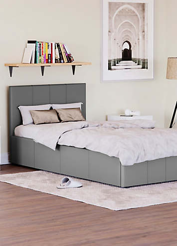 Vida Designs Lisbon Faux Leather Ottoman Bed Curvissa