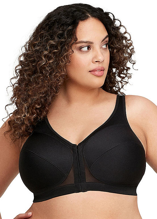 Glamorise Full Figure Plus Size Magiclift Front Close Posture Back