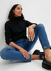 Plus Size Denim Leggings 