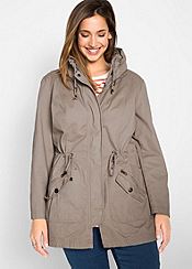 Size 24 parka on sale coat