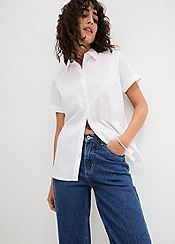 plus size white blouses for work