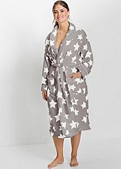 Plus size ladies dressing gowns uk Outlet
