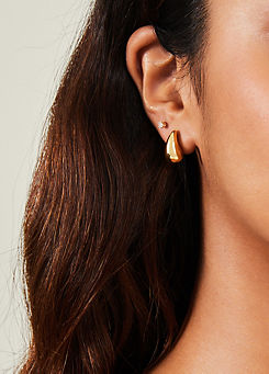 Accessorize 14ct Gold-Plated Tear Drop Earrings