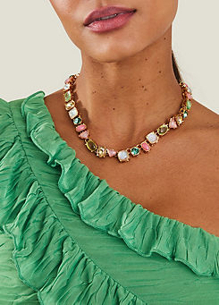 Accessorize Eclectic Gem Collar Necklace