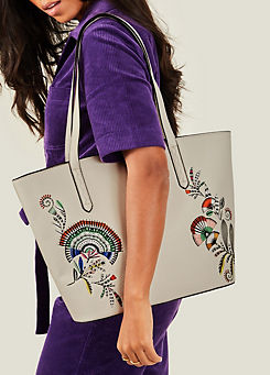 Accessorize Embroidered Floral Tote