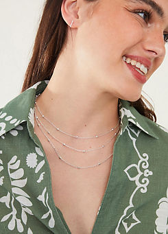 Accessorize Layered Station Bead Necklace