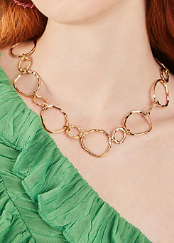 Accessorize Molten Circle Collar Necklace