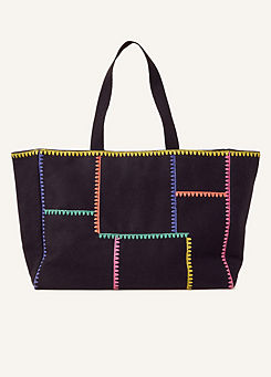 Accessorize Stitch Shopper Bag