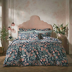 Amanda Holden Navy Cotswold Floral 180 Thread Count Duvet Cover Set