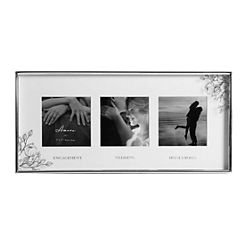 Amore by Juliana ’Engagement, Wedding & Honeymoon’ 3 x 3 inch Aperture Photo Frame