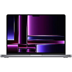 Apple 14-inch MacBook Pro: Apple M2 Pro chip with 10-core CPU and 16-core GPU, 512GB SSD - Space Grey