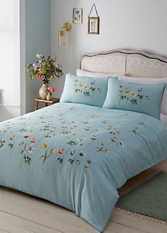 Appletree Heritage Serenity 200 Thread Count Cotton Duvet Cover Set