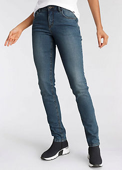 Arizona Svenja - Waistband with Elasticated Panels Slim-Fit Jeans