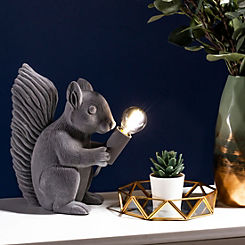 BHS Nibbles Flocked Squirrel Table lamp