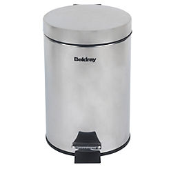 Beldray 3L Soft Close Stainless Steel Pedal Waste Bin