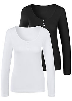 Bench Pack of 2 Long Sleeve Tops