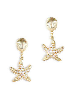 Bill Skinner Starfish Earrings