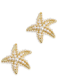 Bill Skinner Starfish Earrings