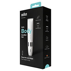 Braun Body Mini Trimmer BS1000, Electric Body Hair Removal for Women and Men