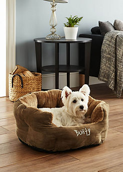 Bunty Brown Polar, High Sided & Machine Washable Dog Bed