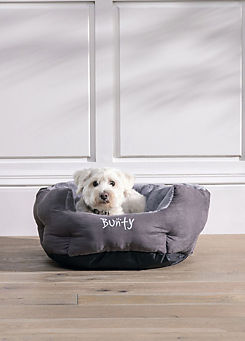 Bunty Grey Polar, High Sided & Machine Washable Dog Bed