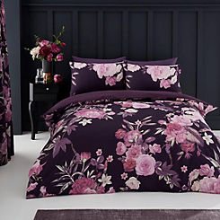 Buy One Get One Free - Gaveno Cavailia Flora Purple Duvet Cover Set