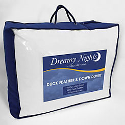 Cascade Home Dreamy Nights All Natural Duck Feather & Down 10.5 Tog Duvet