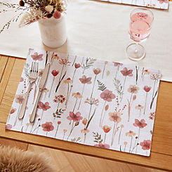 Catherine Lansfield Harvest Flowers Set of 2 Placemats
