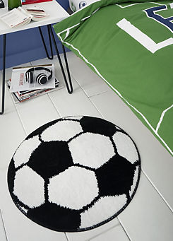 Catherine Lansfield Kids It’s A Goal Football Shaped Rug