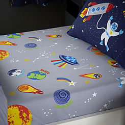 Catherine Lansfield Kids Lost In Space Fitted Sheet