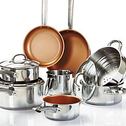 Cermalon 8 Piece Stainless Steel Cookware Set