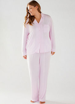 Chelsea Peers NYC Modal Button Up Long Pyjama Set