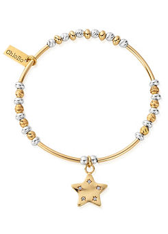 ChloBo Gold & Silver Sparkle Star Bracelet