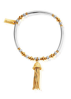 ChloBo Gold & Silver True Love Tassel Bracelet