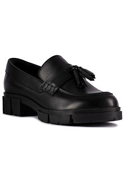 Clarks Teala Loafer Black Leather Shoes