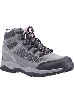 Cotswold Grey Maisemore Mid Ladies Suede Mesh Hikers