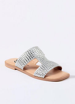 Cotton Traders Grace Leather Mule Sandals