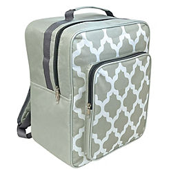 Country Club 17 Litre Grey Moroccan Design Back Pack Cool Bag