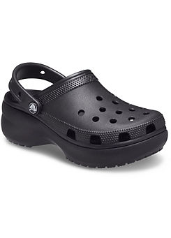Crocs Black Classic Platform Clogs
