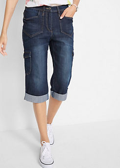 Cropped Cargo Jeans