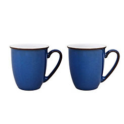 Denby Imperial Blue Set of 2 Mugs