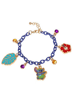 Disney Lilo & Stitch Multicoloured Enamel Costume Charm Bracelet