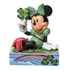 Disney Traditions St. Patrick’s Minnie Mouse Personality Pose Figurine