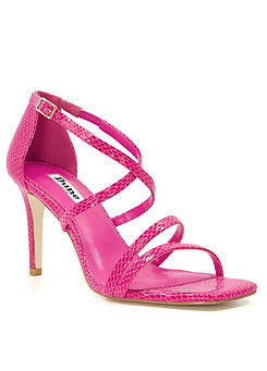 Dune London Musical Pink Strappy Heeled Sandals