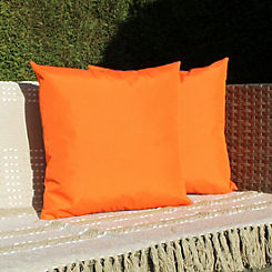 FURN Pack of 2 Outdoor Orange Cushions