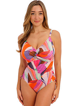 Fantasie Aguada Beach Underwired Twist Front Swimsuit with Adjustable leg