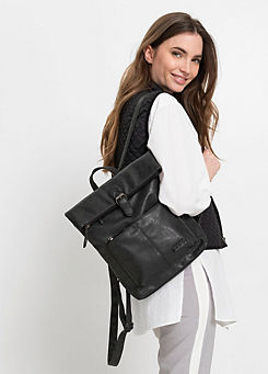 Faux Leather Rucksack