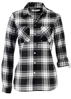 Fitted Tartan Blouse