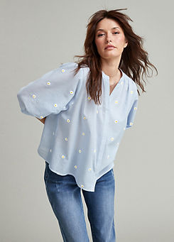 Freemans Daisy Embroidered Blouse