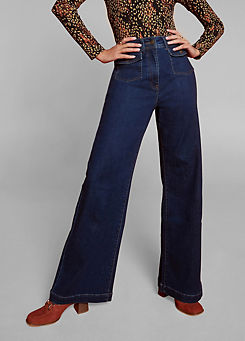 Freemans High Waisted Pocket Detail Jeans